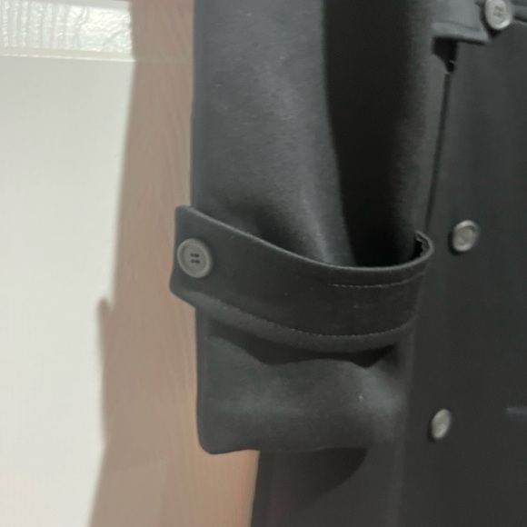 J. Crew Classic Black Trench Coat - Picture 4 of 6